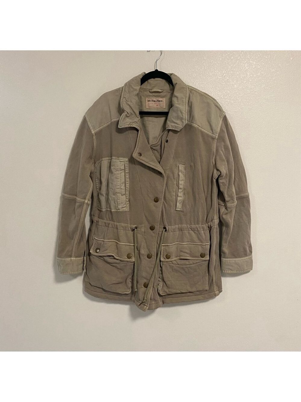 Free People Jacket Women Size XL Sweet Sage We the free Saturday Utility Jacket